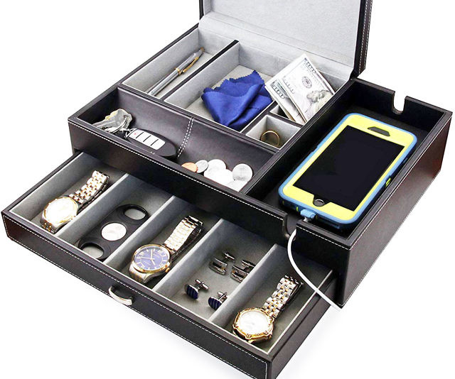 Men’s Valet Organizer Box
