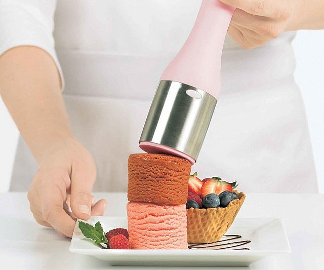 Ice Cream Scooper And Stacker