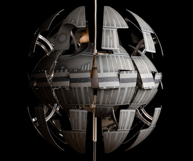 Ikea Death Star Lamp