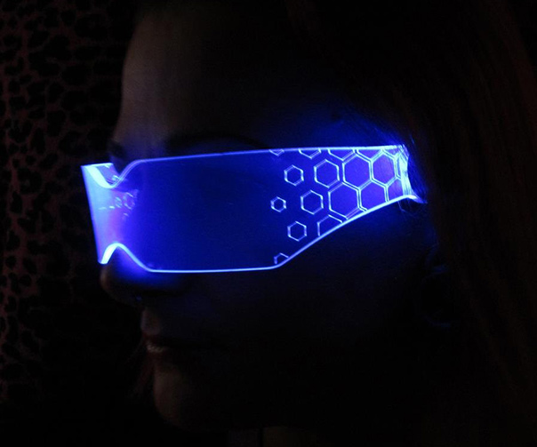 Illuminated Cyber Visors