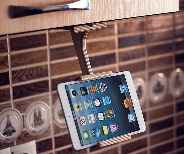 2- In-1 Kitchen Mount Wall Mount Tablet Pc Bracket Tablet Mounting - Foto 5