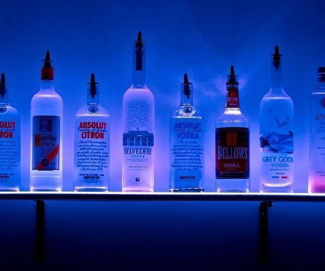 Up Liquor Shelf Light Up Liquor Shelf