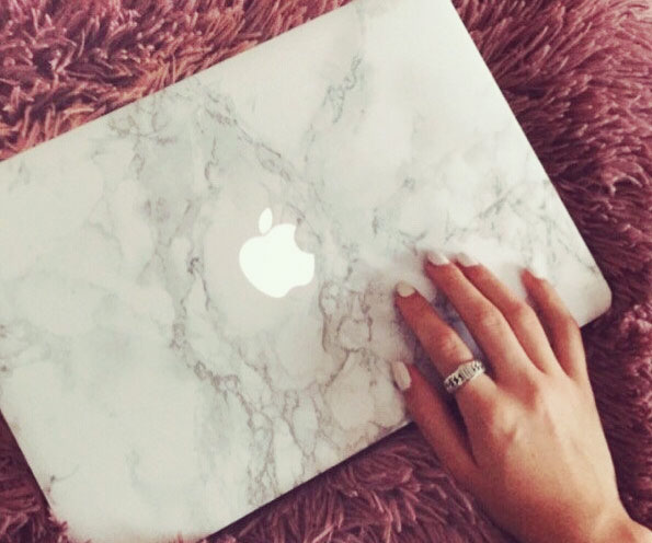 marble macbook cover