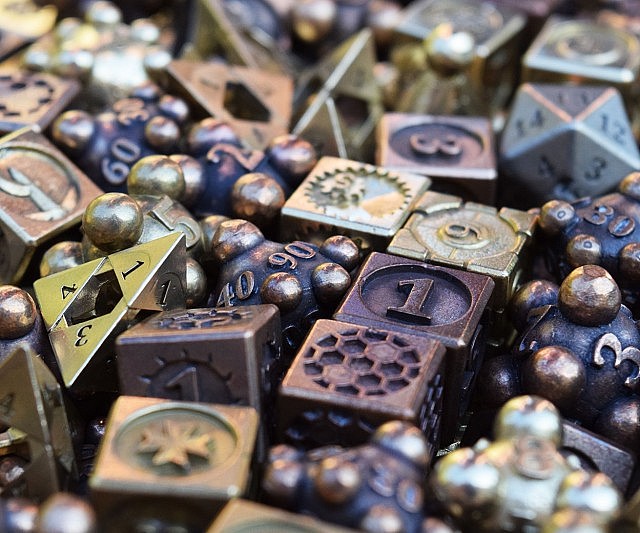 Cast Metal Gaming Dice