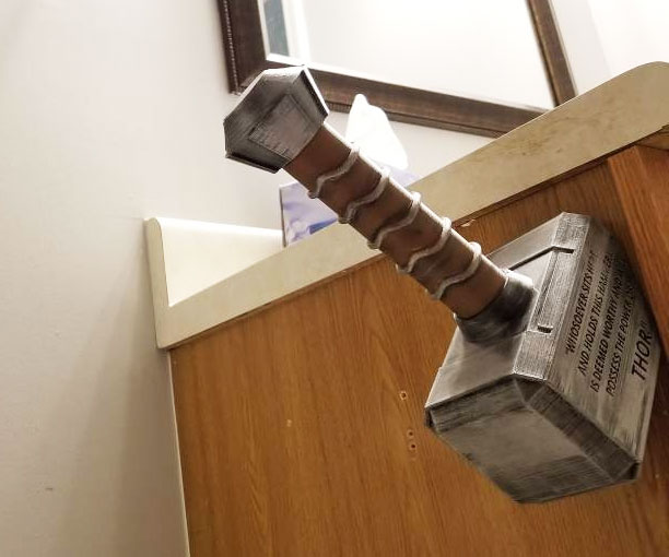 Thor’s Hammer Toilet Paper Holder