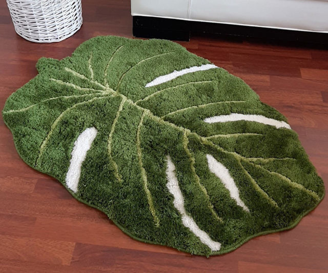 Monstera Leaf Rug