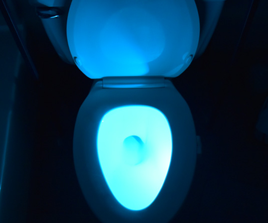 Does your toilet glow? 