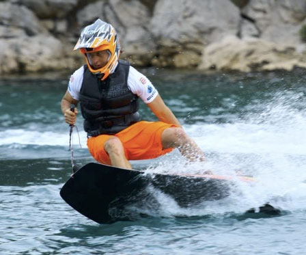 motor powered wakeboard