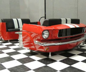 Mustang Engine Block Coffee Table