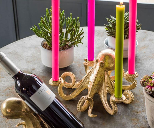 Octopus Candle Holder