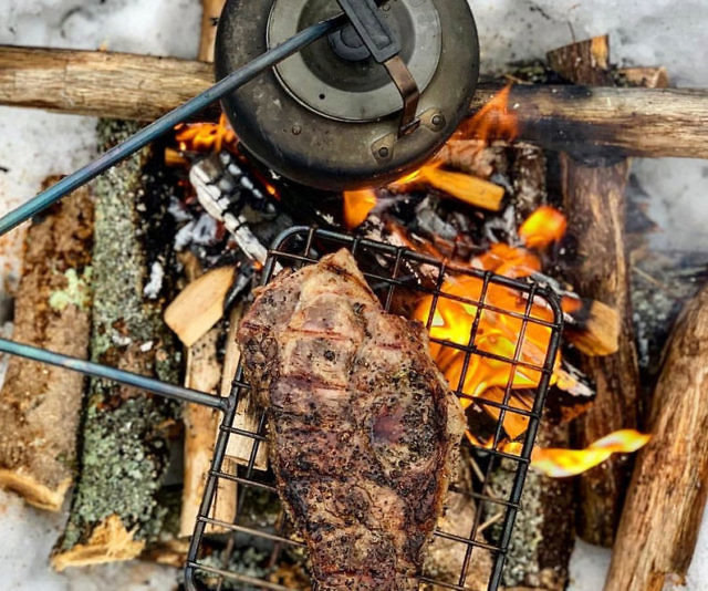 The Original Mini Grill Fire Anchor