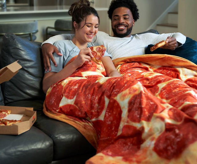 The Pizza Hut Weighted Blanket