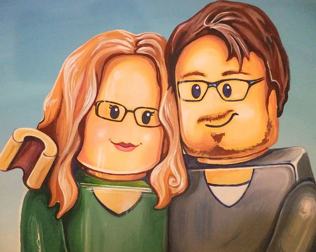personalized lego portrait
