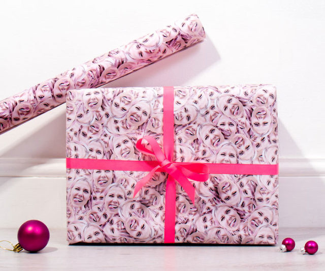Personalized Face Gift Wrapping Paper