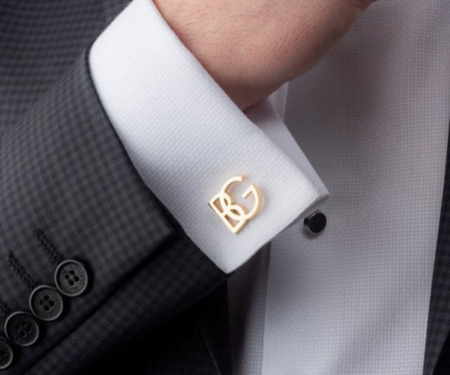 Personalized Initials Cufflinks