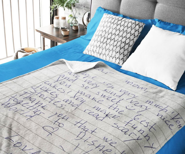 Personalized Love Letter Blanket