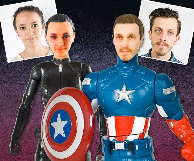 Personalized Superhero Figurines