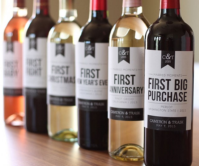 Marriage Milestone Wine Labels marriage-milestone-wine-labels