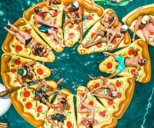 pizza shaped pool float