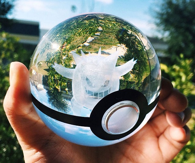 Crystal Engraved Pokeballs