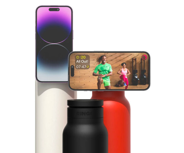 Ringo Water Bottle Magnetic Phone Holder - Water Bottle With Magnetic Phone Holder