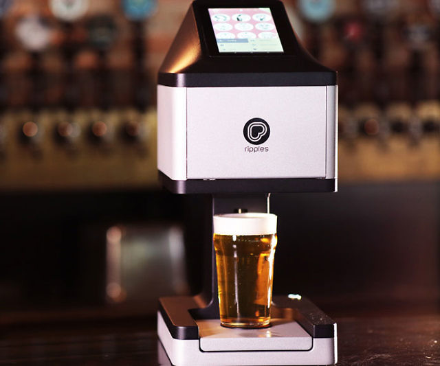 Beer Foam Message Printer