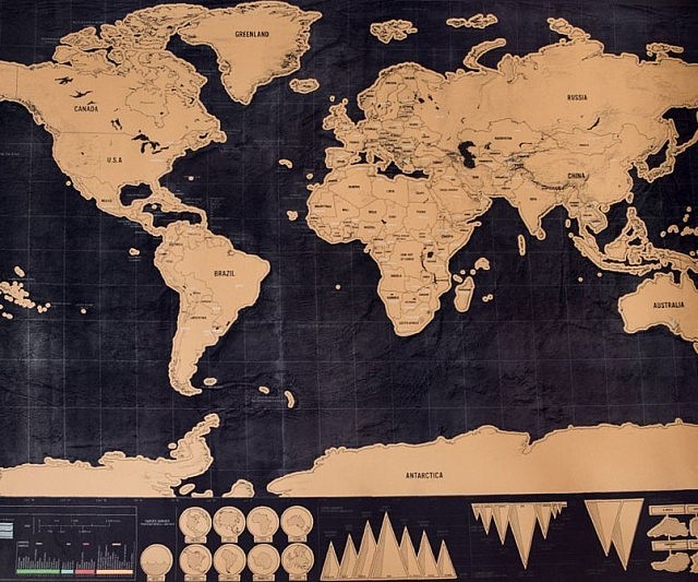 Scratch Off Travel Poster