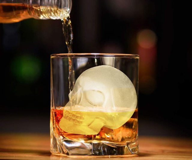 3D Skull Ice Cube Mold