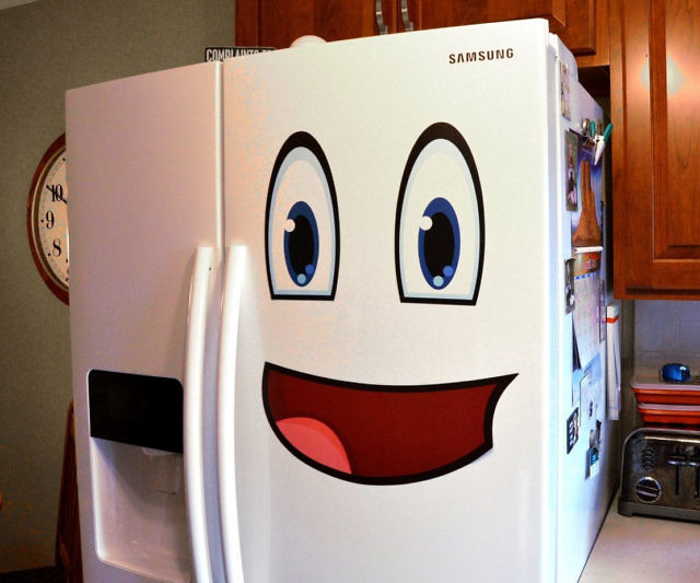 Smiley Face Fridge Magnets