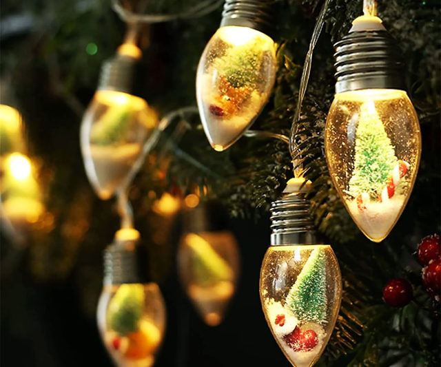 Snow Globe String Lights