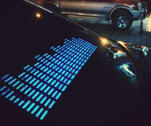 Sound Activated Car Stickers