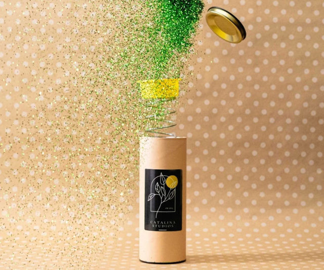 Spring Loaded Glitter Bomb