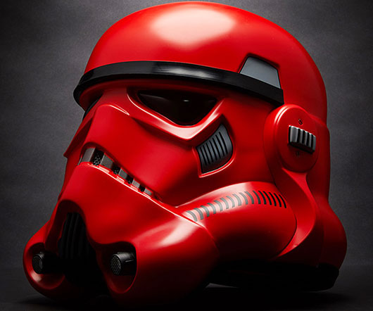 orange stormtrooper helmet