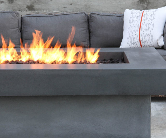 Olson Concrete Fire Pit Table