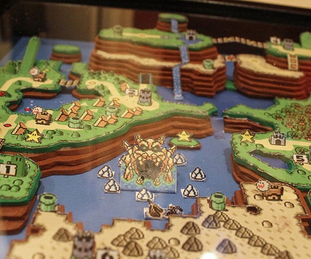 3d super mario world papercraft