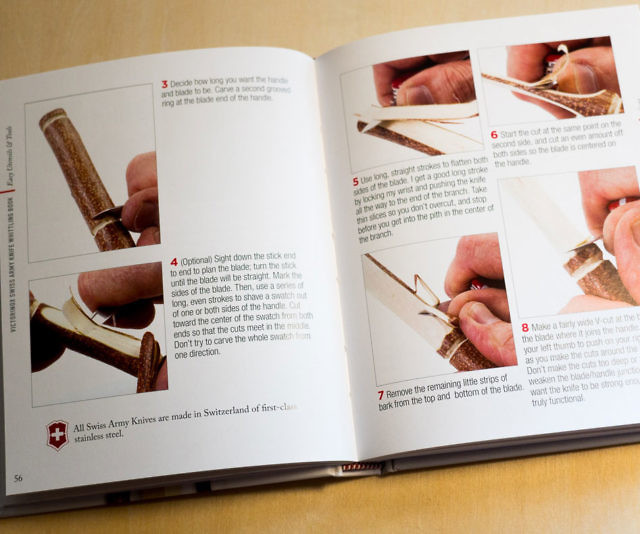 Swiss Army Knife Whittling Book