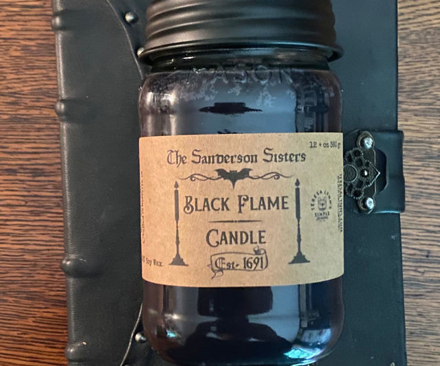 Black Flame Candle