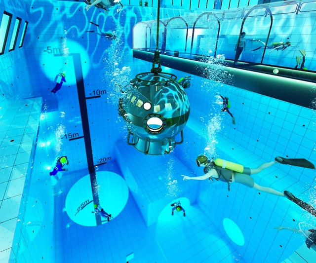 The World’s Deepest Swimming Pool
