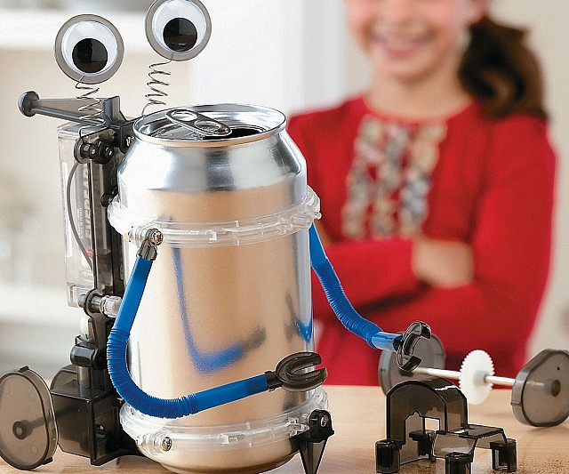 Motorized Tin Can Robot Kit
