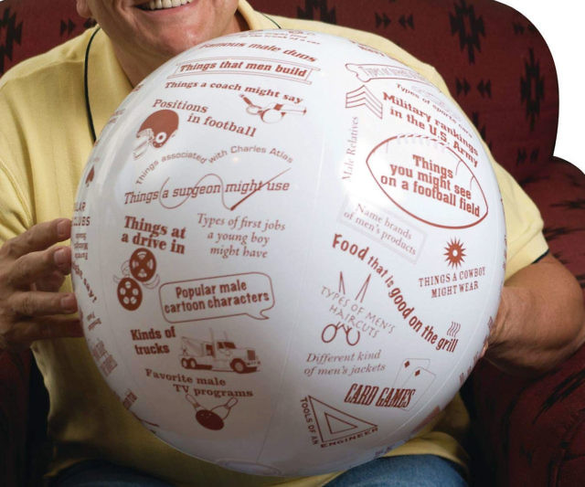 Toss ‘n TalkAbout Men Stuff Ball