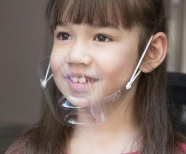 Transparent Plastic Face Mask