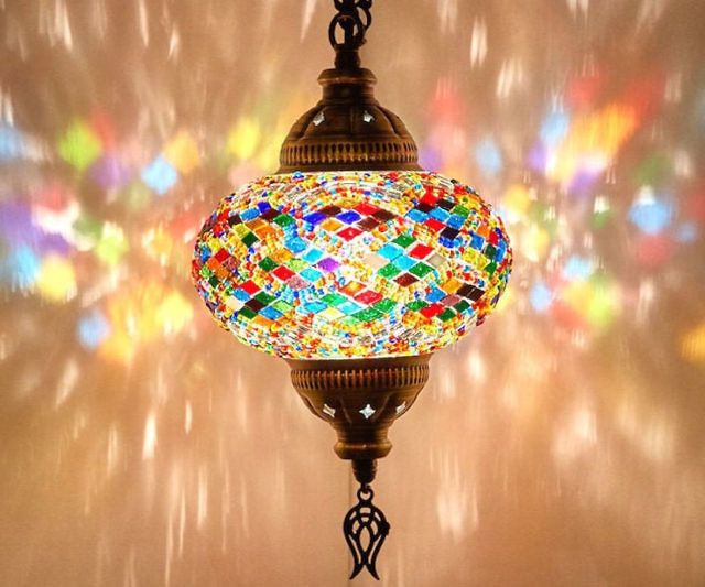 Mosaik Lampe Hangend