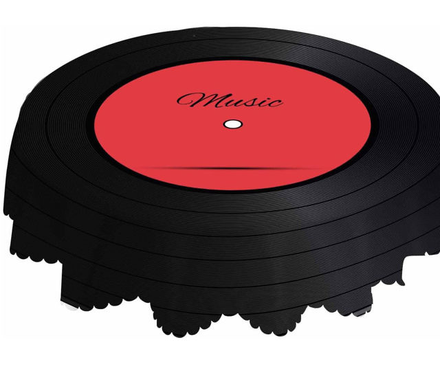 Vinyl Record Tablecloth