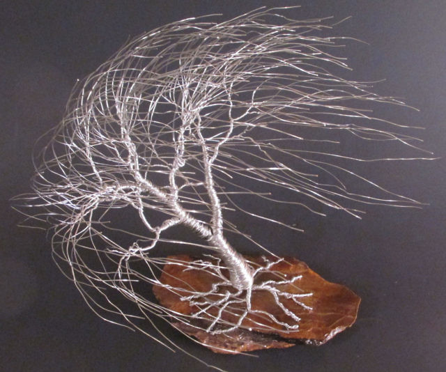 Wire Tree Sculptures