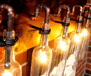 glass bottle lighting upcycle wine bottle light lamp glass bottle lighting upcycle wine bottle light lamp