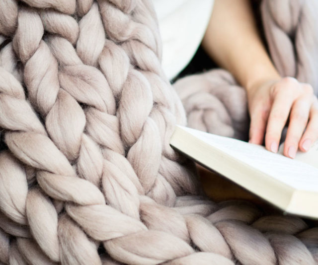 Chunky Knit Blanket
