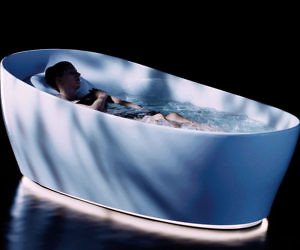 Quartz Crystal Bathtub Zero Gravity Flotation Bathtub