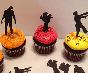 Zombie Cupcake Toppers Zombie Cupcake Toppers