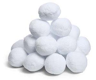 Epic Faux Snowballs