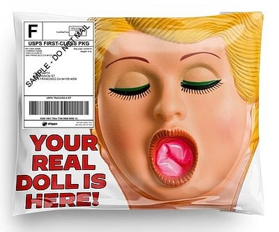 Blow Up Doll Prank Package
